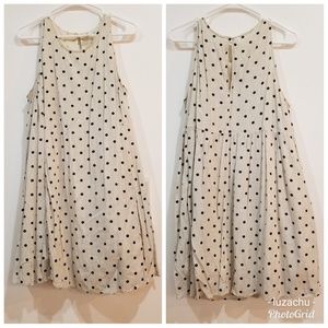 Sleeveless Polka dot Swing Dress